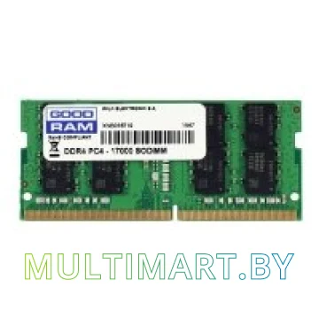 Оперативная память GOODRAM 4GB DDR4 SODIMM PC4-17000 (GR2133S464L15S/4G)